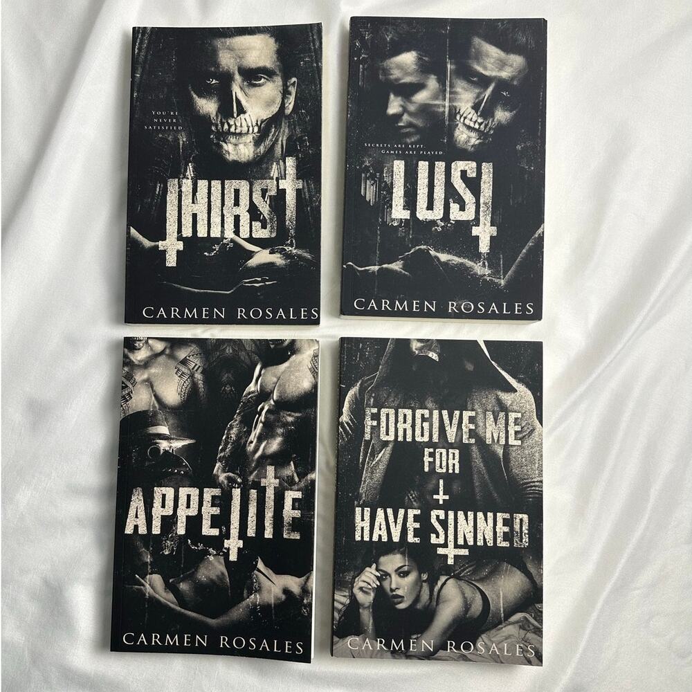 SIGNED Carmen Rosales Prey Series Books 1-4 Indie Paperback Set Thirst Lust
